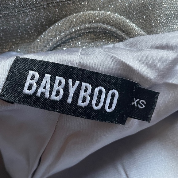 Babyboo Metallic Silver Double Breasted Blazer🖤 - Picture 12 of 14